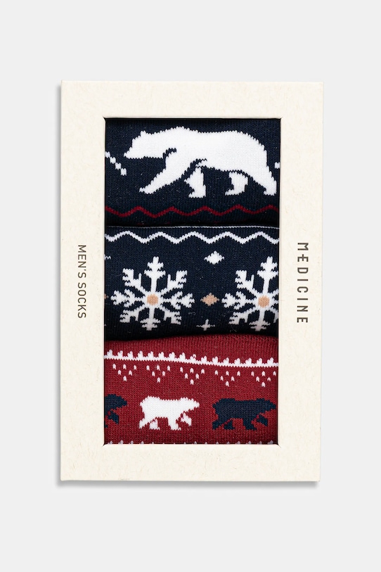 Odzież Medicine skarpetki bawełniane 3-pack RW25-LBMA09 multicolor