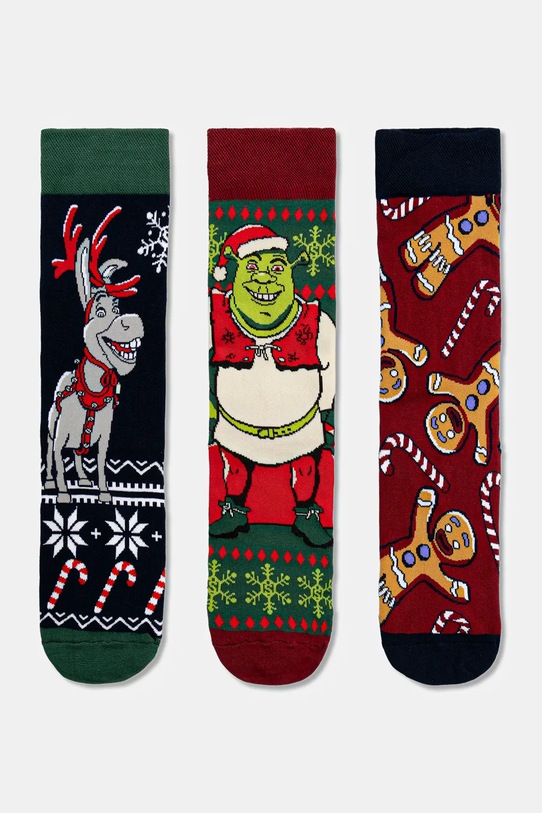 Medicine skarpetki bawełniane 3-pack skarpetki długie multicolor RW25-LBMA53