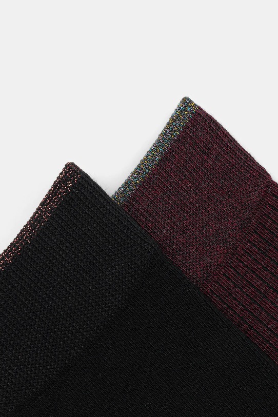 Skarpetki damskie z włóknem metalicznym (2-pack) RW25-LGD703 multicolor RW25