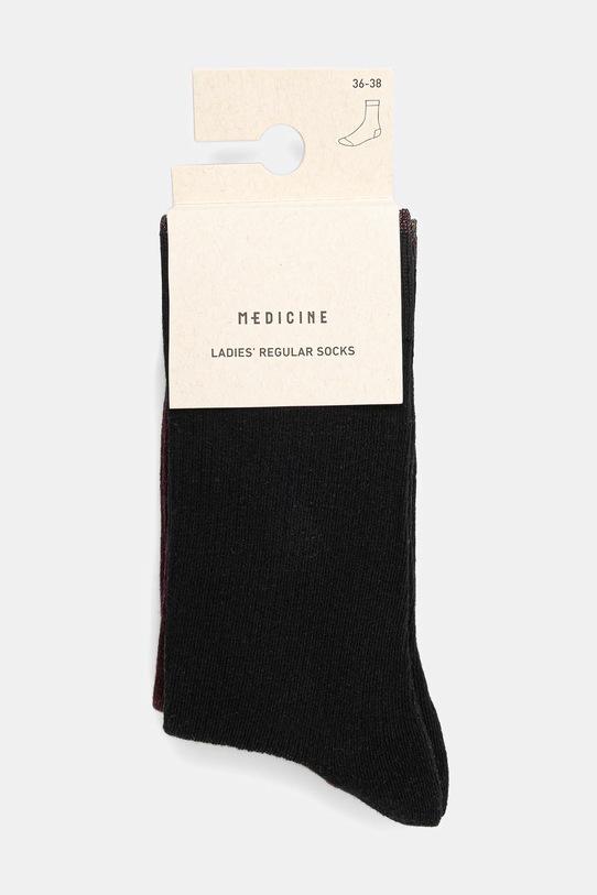 Odzież Skarpetki damskie z włóknem metalicznym (2-pack) RW25-LGD703 multicolor