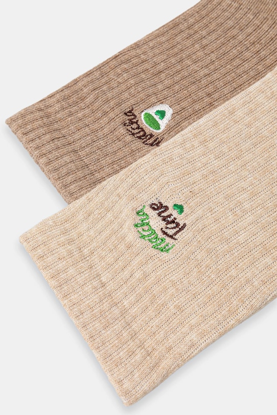 Medicine skarpetki 2-pack RW25-LGDA04 beżowy RW25