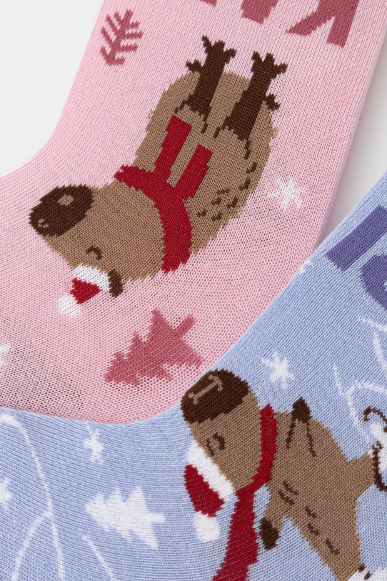 Medicine skarpetki bawełniane 2-pack RW25-LGDA24 multicolor RW25