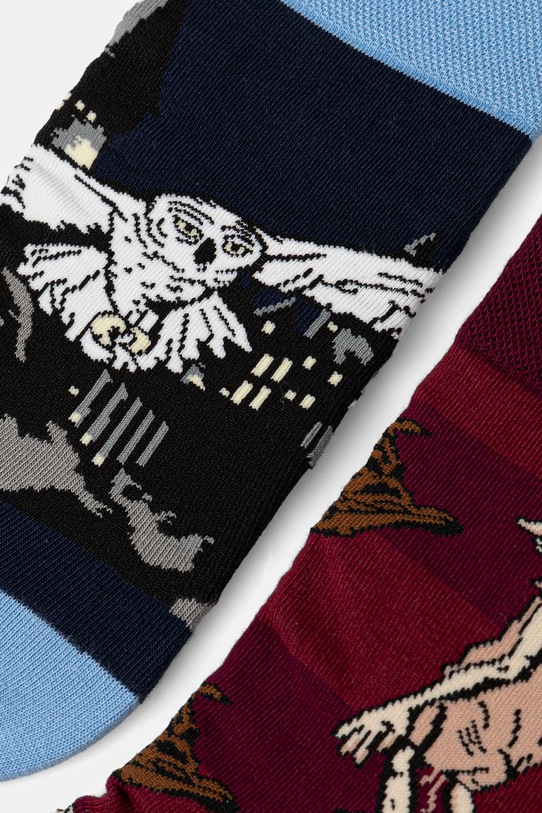 Skarpetki bawełniane damskie z kolekcji Harry Potter (2-pack) RW25-LGDB50 multicolor RW25