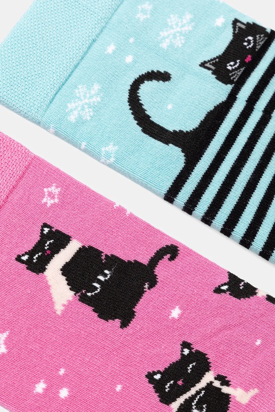 Medicine skarpetki bawełniane 2-pack RW25-LGDC01 multicolor RW25