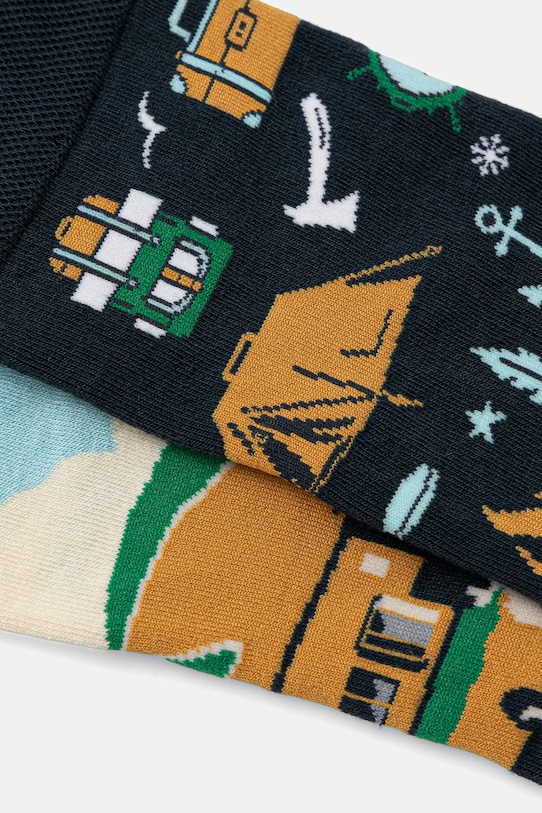 Medicine skarpetki bawełniane 2-pack RW25-LGM104 multicolor RW25