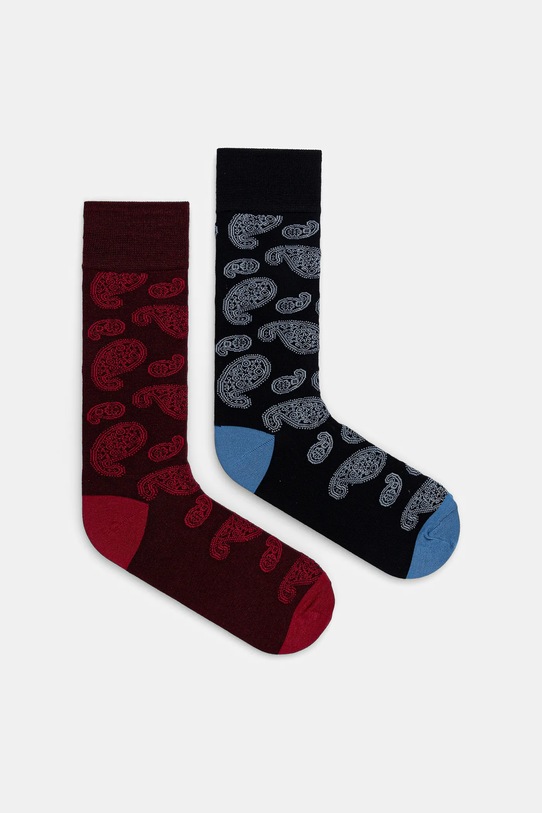 Skarpetki męskie wzorzyste (2-pack) skarpetki długie multicolor RW25-LGM202
