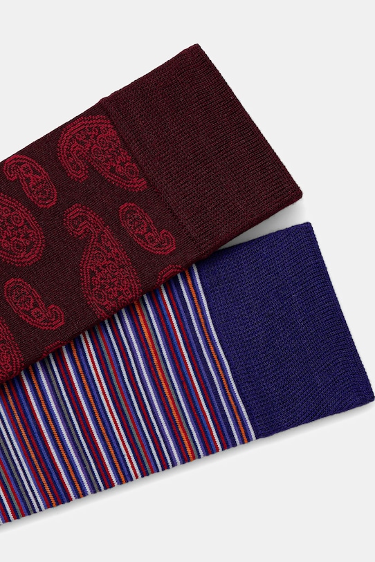 Skarpetki męskie wzorzyste (2-pack) RW25-LGM205 multicolor RW25