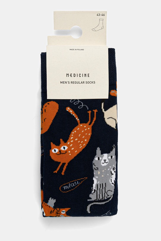 Odzież Skarpetki bawełniane męskie wzorzyste (2-pack) RW25-LGM301 multicolor