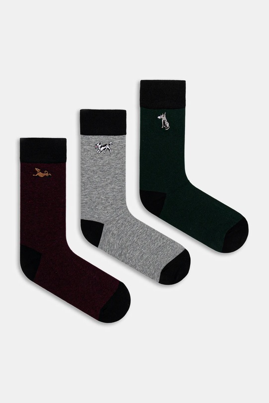 Medicine skarpetki bawełniane 3-pack skarpetki długie multicolor RW25-LGM400