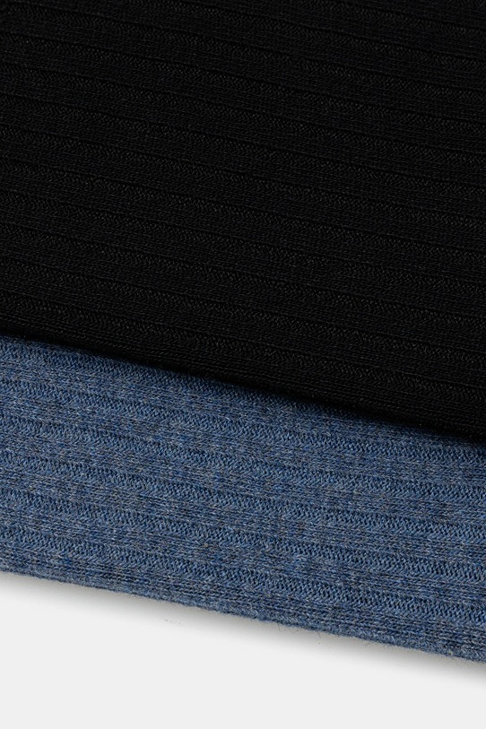 Skarpetki męskie z włókna bambusowego prążkowane (2-pack) RW25-LGM410 multicolor RW25