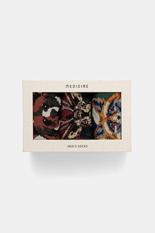 Odzież Medicine skarpetki bawełniane 3-pack RW25-LGM805 multicolor