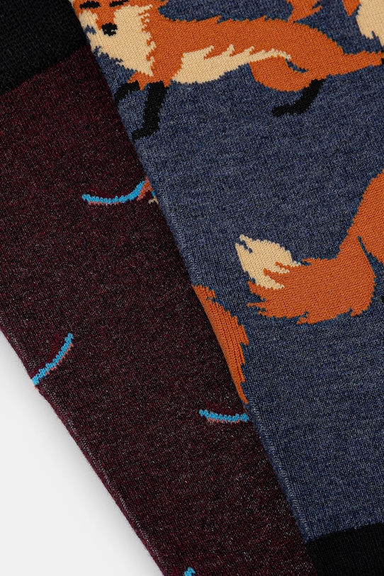 Bavlněné ponožky pánské se zvířecím motivem (2-pack) RW25-LGM816 vícebarevná RW25