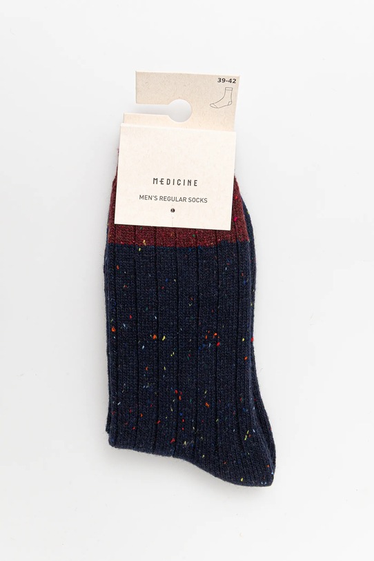 Odzież Medicine skarpetki z domieszką wełny RW25-LGM817 granatowy