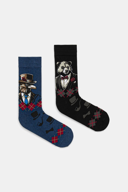 Medicine skarpetki bawełniane 2-pack animal multicolor RW25-LGM900