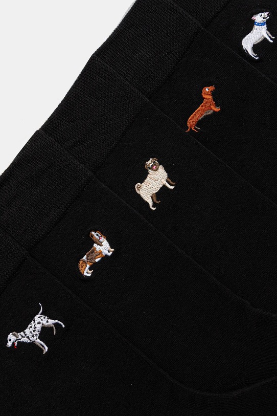 Medicine skarpetki bawełniane 5-pack czarny RW25-LGMA10