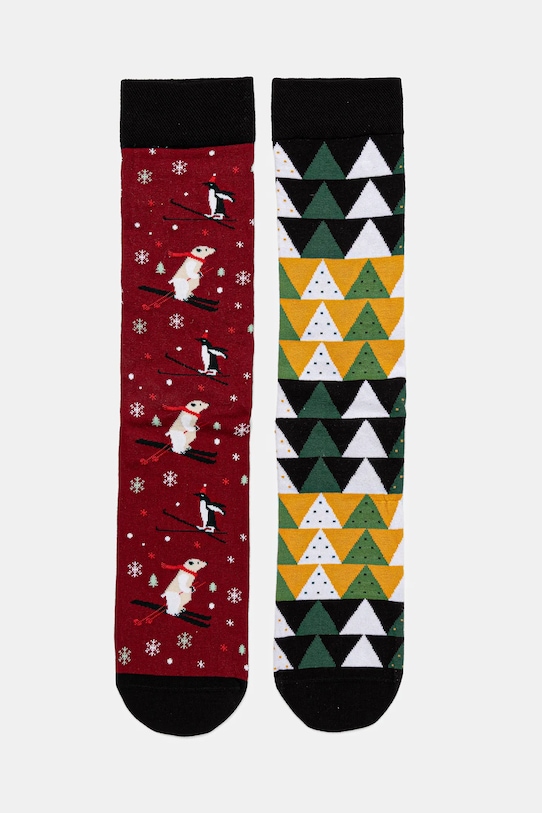 Medicine skarpetki bawełniane 2-pack skarpetki długie multicolor RW25-LGMA21