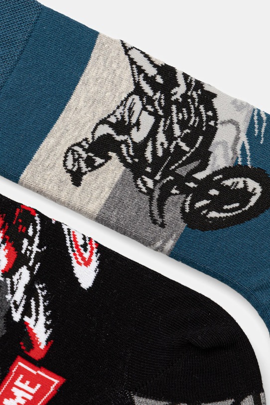 Medicine skarpetki bawełniane 2-pack RW25-LGMB03 multicolor RW25