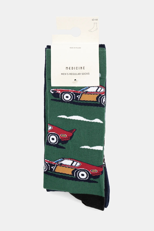 Odzież Medicine skarpetki bawełniane 2-pack RW25-LGMB04 multicolor