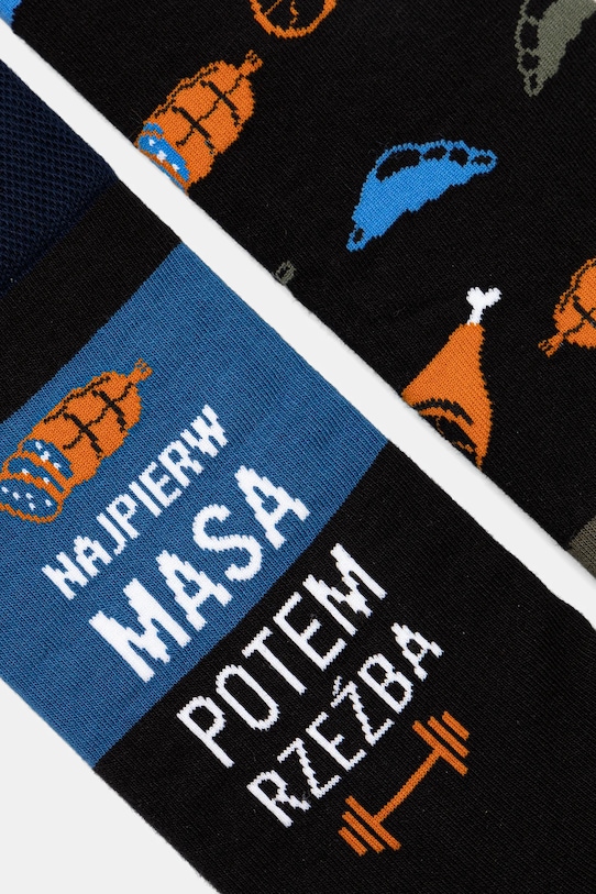 Medicine skarpetki bawełniane 2-pack RW25-LGMB05 multicolor RW25