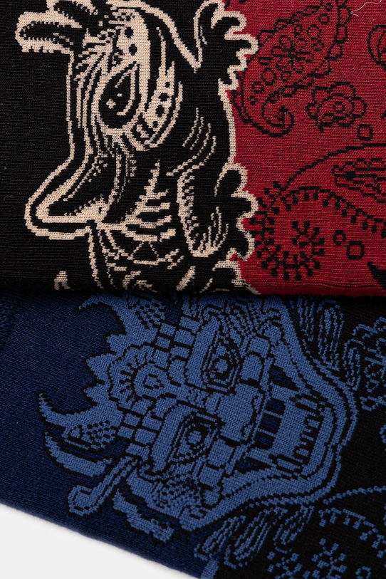 Medicine skarpetki bawełniane 2-pack RW25-LGMB10 multicolor RW25