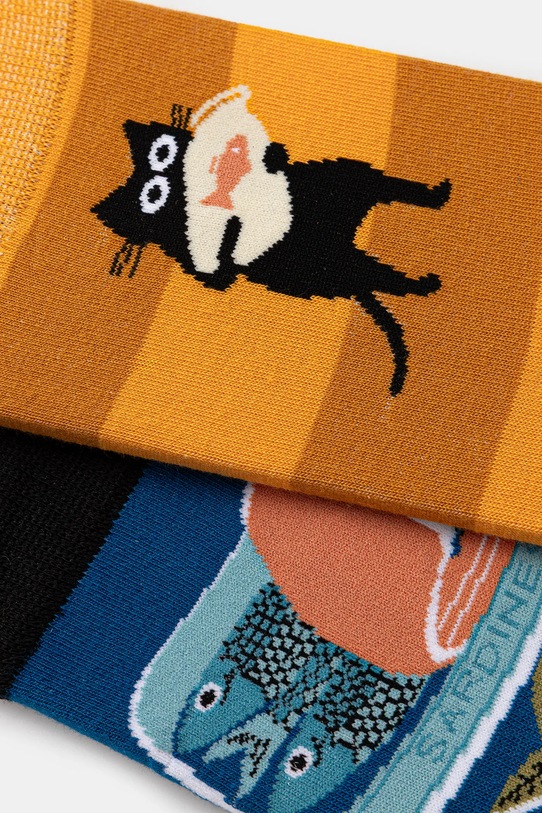 Medicine skarpetki bawełniane 2-pack RW25-LGMB13 multicolor RW25