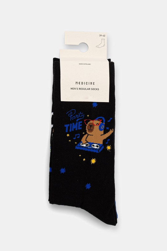 Odzież Skarpetki bawełniane męskie wzorzyste (2-pack) RW25-LGMB22 multicolor