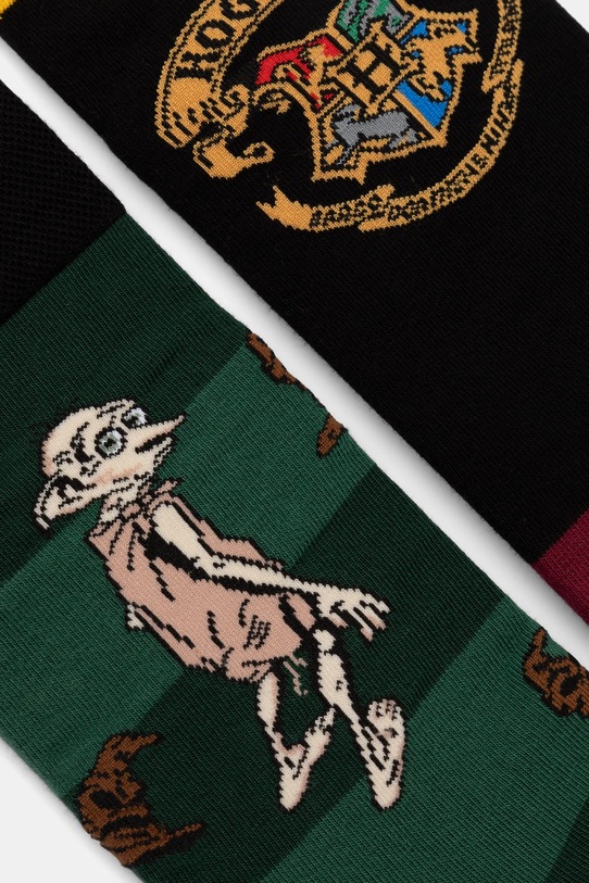 Skarpetki bawełniane damskie z kolekcji Harry Potter (2-pack) RW25-LGMB50 multicolor RW25