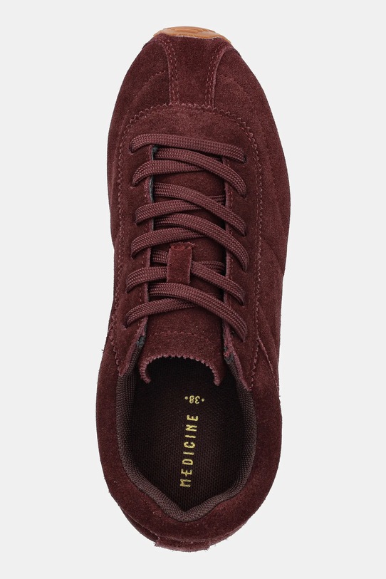 Medicine sneakersy RW25-OBD311 bordowy