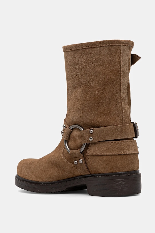 Medicine botki zamszowe brązowy RW25-OBD413