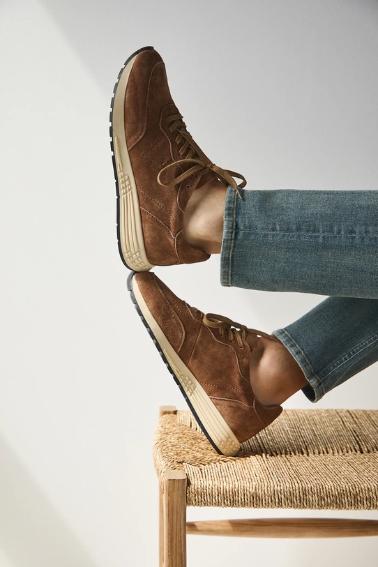 Medicine sneakersy zamszowe pozostałe beżowy RW25-OBM309