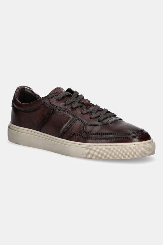 Medicine sneakersy skórzane RW25-OBM315 brązowy RW25