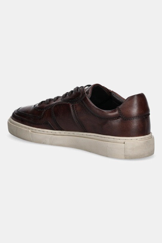 Medicine sneakersy skórzane brązowy RW25-OBM315