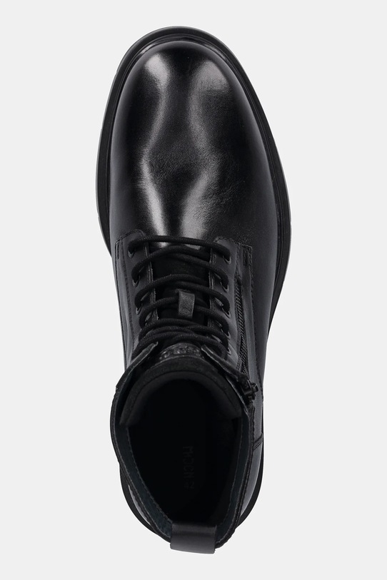 Medicine buty wysokie skórzane RW25-OBM607 czarny