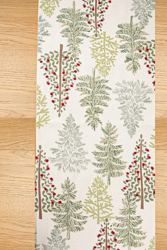 Kuchnia i jadalnia Bieżnik bawełniany świąteczny 40 x 160 cm RW25-ORU816 multicolor