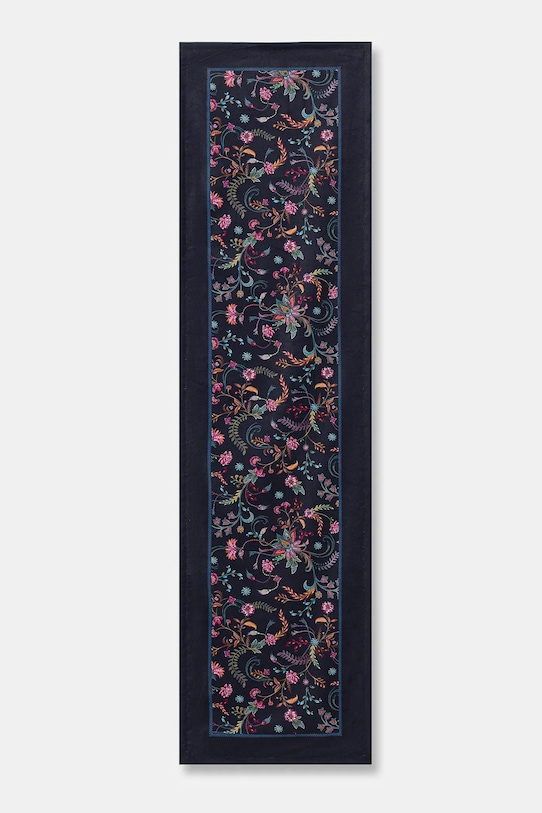 Bieżnik wzorzysty 40 x 160 cm granatowy RW25-ORUB00