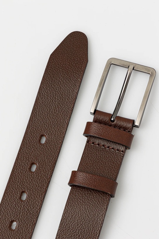 Pasek skórzany męski RW25-PAM702 brązowy RW25