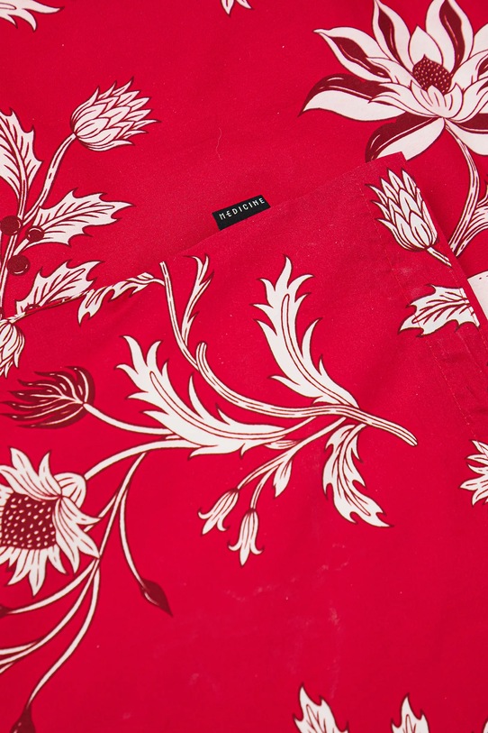 Medicine pamut ágynemű szett RW25-PCU810 piros