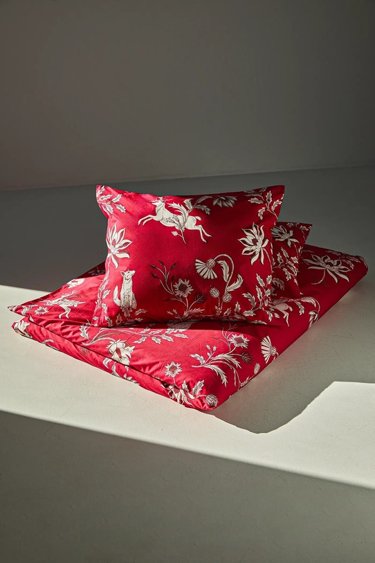 Sada bavlnených obliečok vianočný motív 160 x 200 cm RW25-PCU811 červená RW25