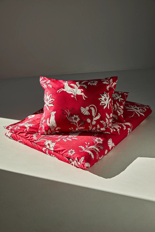 Sada bavlnených obliečok vianočný motív 160 x 200 cm RW25-PCU811 červená RW25