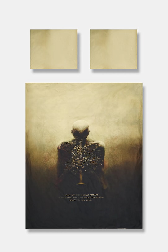 Medicine un set de lenjerie de pat din bumbac bej RW25-PCUA50