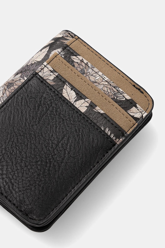 Akcesoria Portfel damski ze skóry ekologicznej RW25.PFD102 czarny