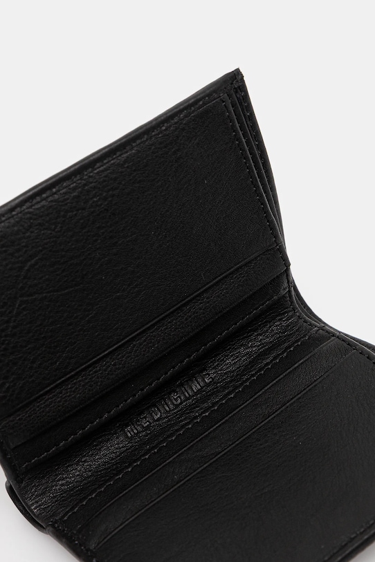 Portfel skórzany męski czarny RW25-PFM800