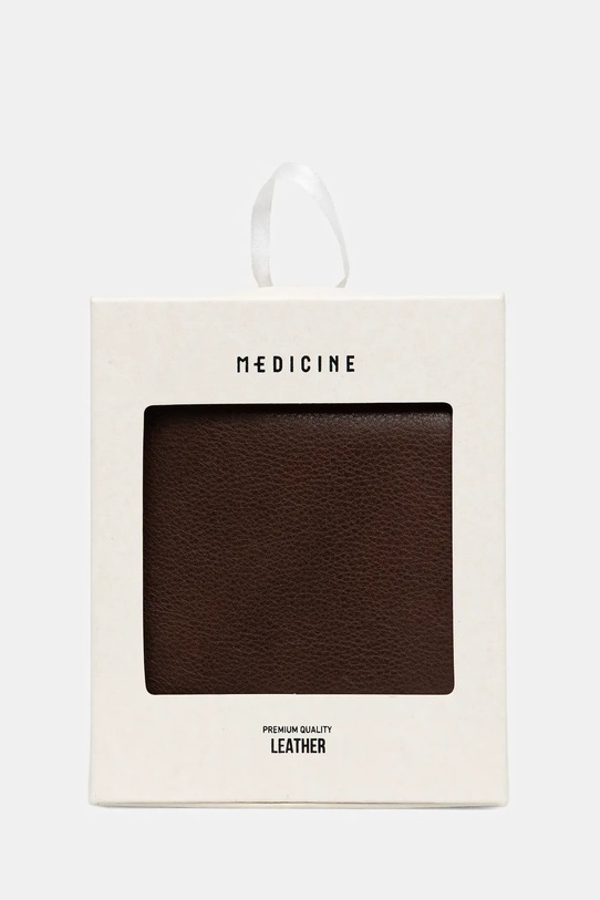 Medicine portfel skórzany brązowy RW25-PFM801