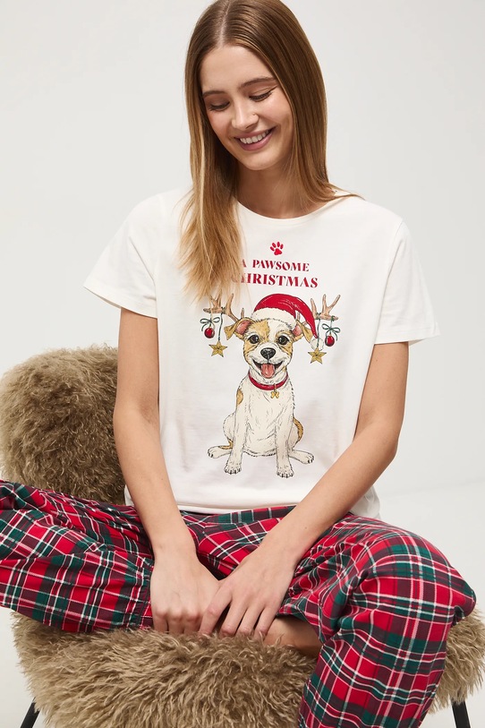 Medicine piżama bawełniana wzorzyste multicolor RW25-PJD803