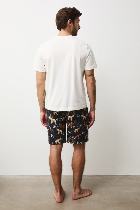 Odzież Medicine piżama bawełniana RW25-PJM601 beżowy