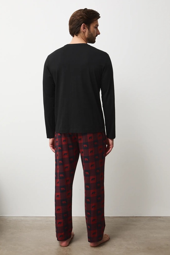 Odzież Medicine piżama bawełniana RW25-PJMA06 czarny