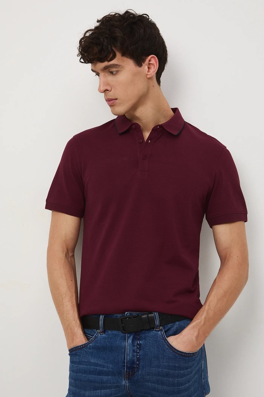 Medicine polo RW25-POM030 bordowy RW25
