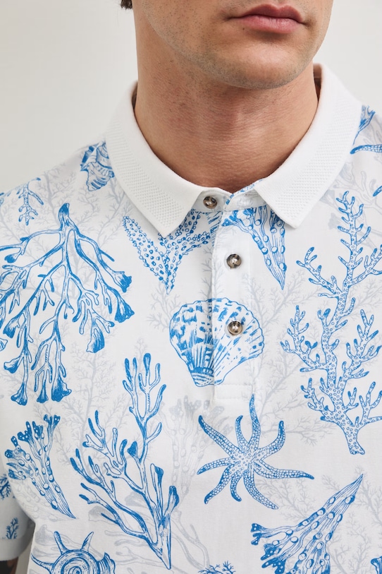 Medicine polo męskie bawełniane z elastanem RW25-POM103