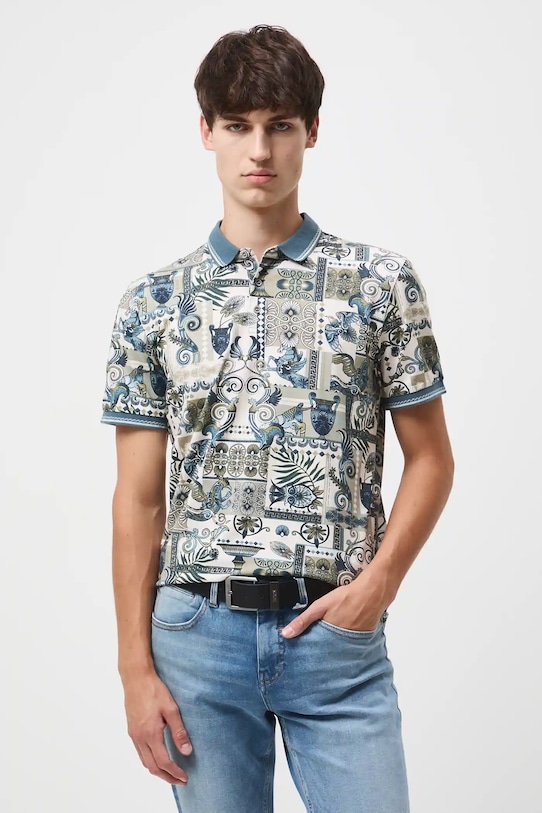 Medicine polo bawełniane RW25-POM301 beżowy RW25