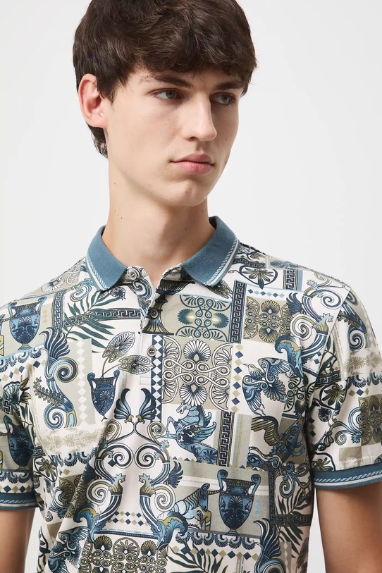 Medicine polo bawełniane beżowy RW25-POM301